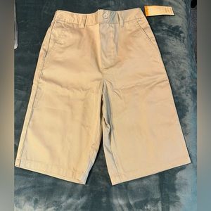 3 Boys size 12 khaki shorts (can be used for uniforms)